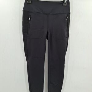 Spyder Active Womens Small Black‎ Workout Leggings
